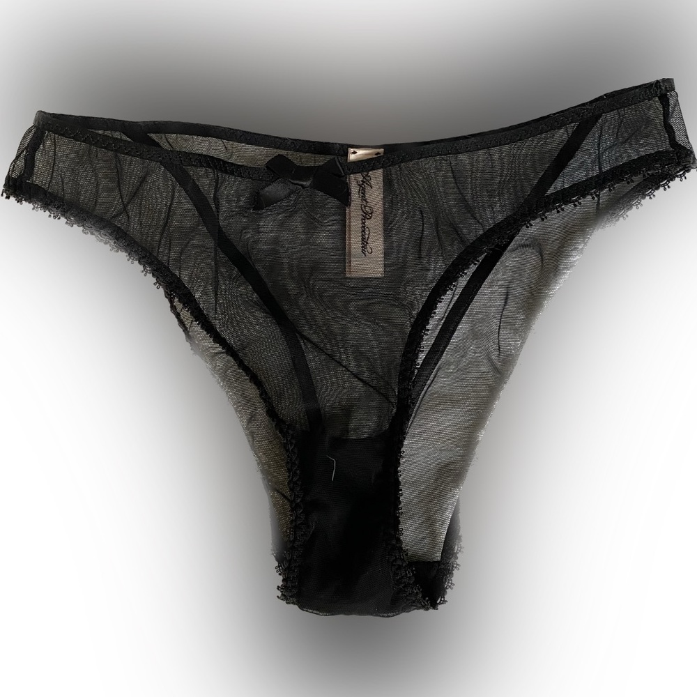 Agent Provocateur black mesh panties, size 2, EUC (matching bra avail)